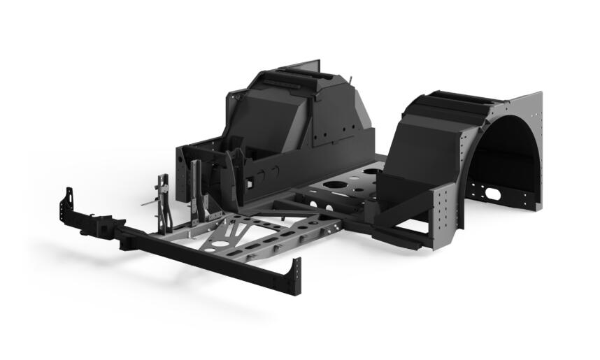 Fulfilling Recycling Plant Expansion with Design and Assembly Expertise Precision chassis assembly IBA 07843 R1 Mono Shadow copy